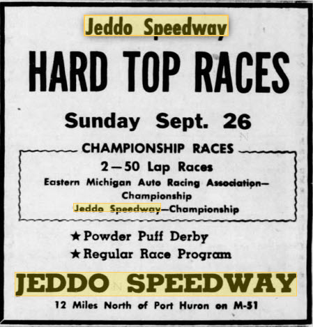 Jeddo Speedway - Sep 24 1954 (newer photo)